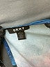 DKNY 100% Polyester Tie-dye Blue Short Sleeve Blouse Size XL - photo 7