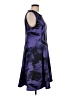 DKNY Graphic Purple Cocktail Dress Size 12 - photo 4