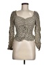 Japna 100% Polyester Gold 3/4 Sleeve Blouse Size M - photo 1