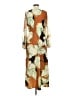 C. Wonder Print Brown Cocktail Dress Size M - photo 2