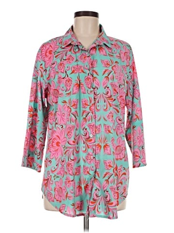 Antica Sartoria By Giacomo Cinque 3/4 Sleeve Blouse (view 1)