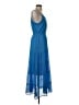 Prettygarden 100% Polyester Blue Casual Dress Size S - photo 4