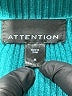 Attention Teal Pullover Sweater Size M - photo 7