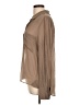 BCBGMAXAZRIA Solid Brown Long Sleeve Blouse Size L - photo 5