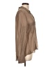 BCBGMAXAZRIA Solid Brown Long Sleeve Blouse Size L - photo 4