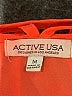 Active USA 100% Polyester Orange Sleeveless Top Size M - photo 7
