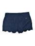 Crown & Ivy Chevron-herringbone Blue Shorts Size 12 - photo 2