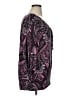 Apt. 9 100% Rayon Purple 3/4 Sleeve Blouse Size XL - photo 4