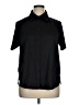 Anatomie Black Short Sleeve Blouse Size XL - photo 1