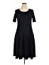 Talbots Solid Black Casual Dress Size 1X - photo 1