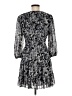 Cinq à Sept 100% Polyester Paisley Gray Casual Dress Size 8 - photo 2