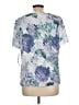 Alfred Dunner Blue Short Sleeve Blouse Size L - photo 2