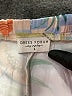 Dress Forum 100% Polyester Tropical Silver Casual Pants Size S - photo 7