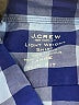 J.Crew 100% Cotton Checkered-gingham Blue Long Sleeve Button-Down Shirt Size L - photo 7