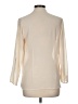 Naked Zebra 100% Polyester Ivory Long Sleeve Blouse Size M - photo 2