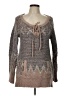 Free People Tweed Brown Pullover Sweater Size L - photo 1
