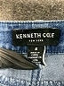 Kenneth Cole New York Stripes Blue Jeans Size 6 - photo 4
