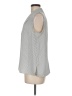 Ann Taylor 100% Polyester Gray Sleeveless Blouse Size M - photo 5