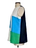 Tommy Hilfiger 100% Polyester Color Block Blue Sleeveless Blouse Size S (estimated) - photo 5