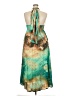 Unbranded Tropical Green Cocktail Dress Size 19 - photo 2