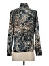 misook Animal Print Gray Long Sleeve Blouse Size S - photo 2