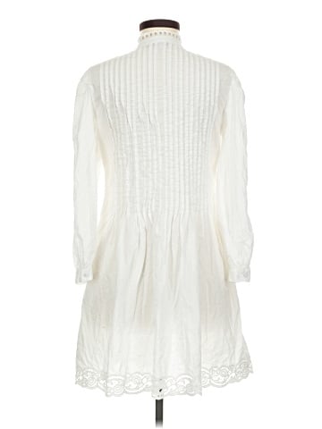 Madewell Pintucked Eyelet Mini Dress (view 2)
