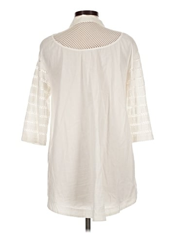 Daniela Dallavalle Elisa Cavaletti 3/4 Sleeve Button-Down Shirt (view 2)