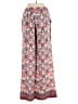 Joie 100% Silk Print Red Silk Pants Size L - photo 2