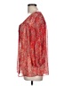 Pins and Needles 100% Polyester Red 3/4 Sleeve Blouse Size L - photo 5