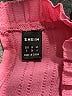 Shein 100% Polyester Pink Short Sleeve Blouse Size 4 - photo 4