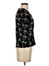 AK Anne Klein 100% Polyester Black Short Sleeve Top Size S - photo 4