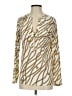 MICHAEL Michael Kors Gold Long Sleeve Blouse Size S - photo 1