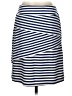 J. McLaughlin Stripes Blue Casual Skirt Size S - photo 1