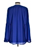 Lilly Pulitzer 100% Polyester Blue Long Sleeve Blouse Size L - photo 2