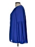 Lilly Pulitzer 100% Polyester Blue Long Sleeve Blouse Size L - photo 5