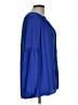 Lilly Pulitzer 100% Polyester Blue Long Sleeve Blouse Size L - photo 4