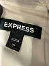 Express 100% Polyester Metallic Ivory Cocktail Dress Size XL - photo 7