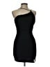 Hello Molly Solid Black Cocktail Dress Size L - photo 1