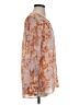 Peruvian Connection Floral Orange Long Sleeve Blouse Size XS - photo 4