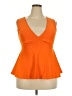 Shein Curve Orange Sleeveless Blouse Size 2X - photo 1
