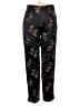Assorted Brands 100% Rayon Floral Black Casual Pants Size 10 - photo 1