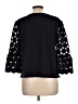 Ann Taylor 100% Polyester Black 3/4 Sleeve Blouse Size L - photo 2