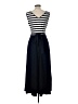 Talbots Stripes Blue Casual Dress Size Lg Petite - photo 2