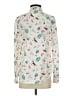 Boden Print Ivory Long Sleeve Blouse Size 2 - photo 2