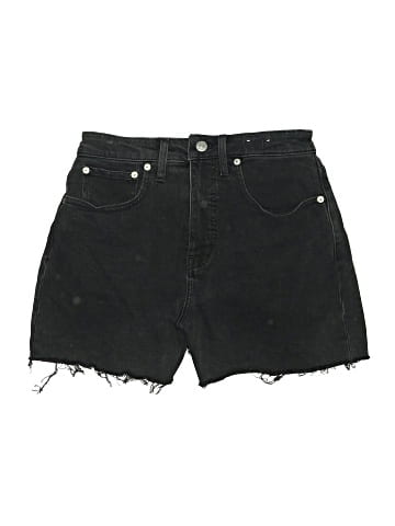 Madewell Curvy High-Rise Denim Shorts in Lunar Wash (view 1)