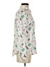 Boden Print Ivory Long Sleeve Blouse Size 2 - photo 4
