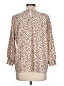 Adrianna Papell Tan 3/4 Sleeve Blouse Size L - photo 2