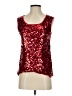 George 100% Polyester Red Sleeveless Top Size S - photo 1