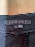 Theory 100% Silk Solid Black Silk Pants Size 6 - photo 7