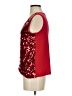 George 100% Polyester Red Sleeveless Top Size S - photo 5